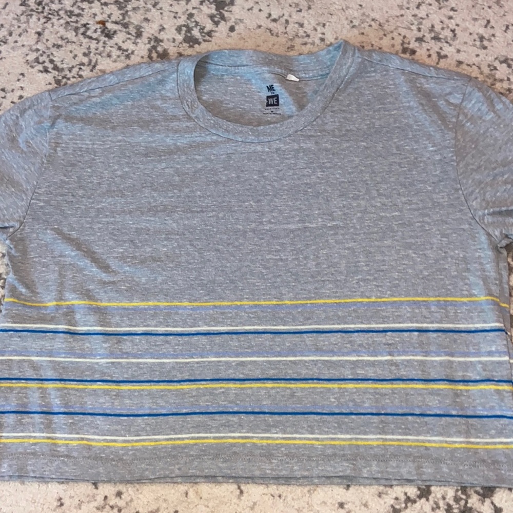 Striped crop top